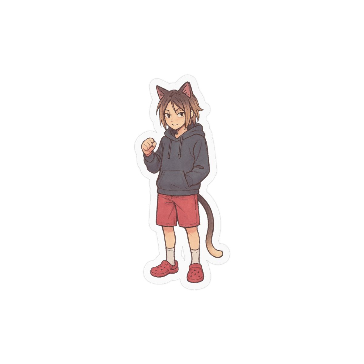Cat Kenma Haikyuu!! Sticker | Cute Vinyl Decal