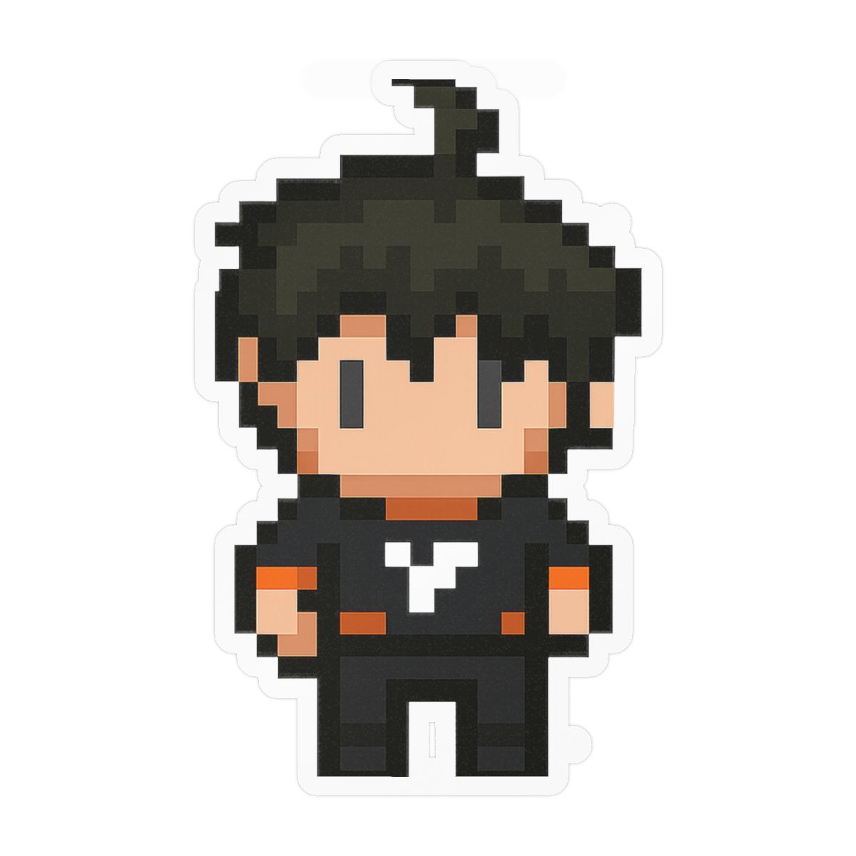 Cute Pixel Yams Sticker | Retro 8-Bit Vinyl Decal - alternate angle 2, merchandise