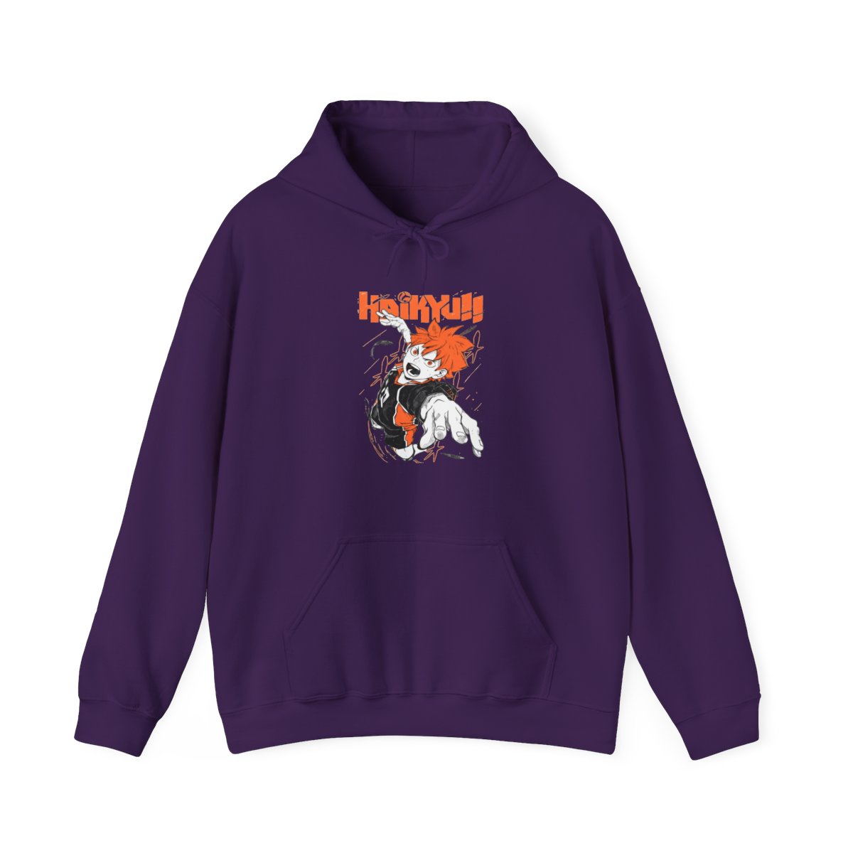 Haikyuu Hoodie Shoyo Hinata Lightning Jump Jumper - alternate angle 2, merchandise