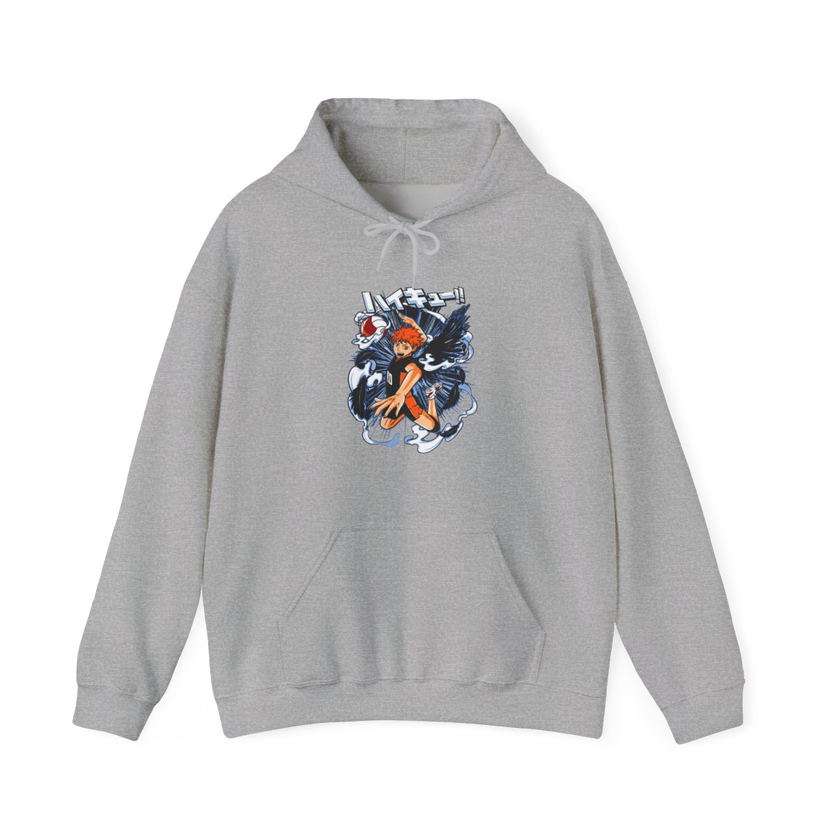 Haikyuu Hoodie Shoyo Hinata Action Jump Jumper - alternate angle 5, merchandise