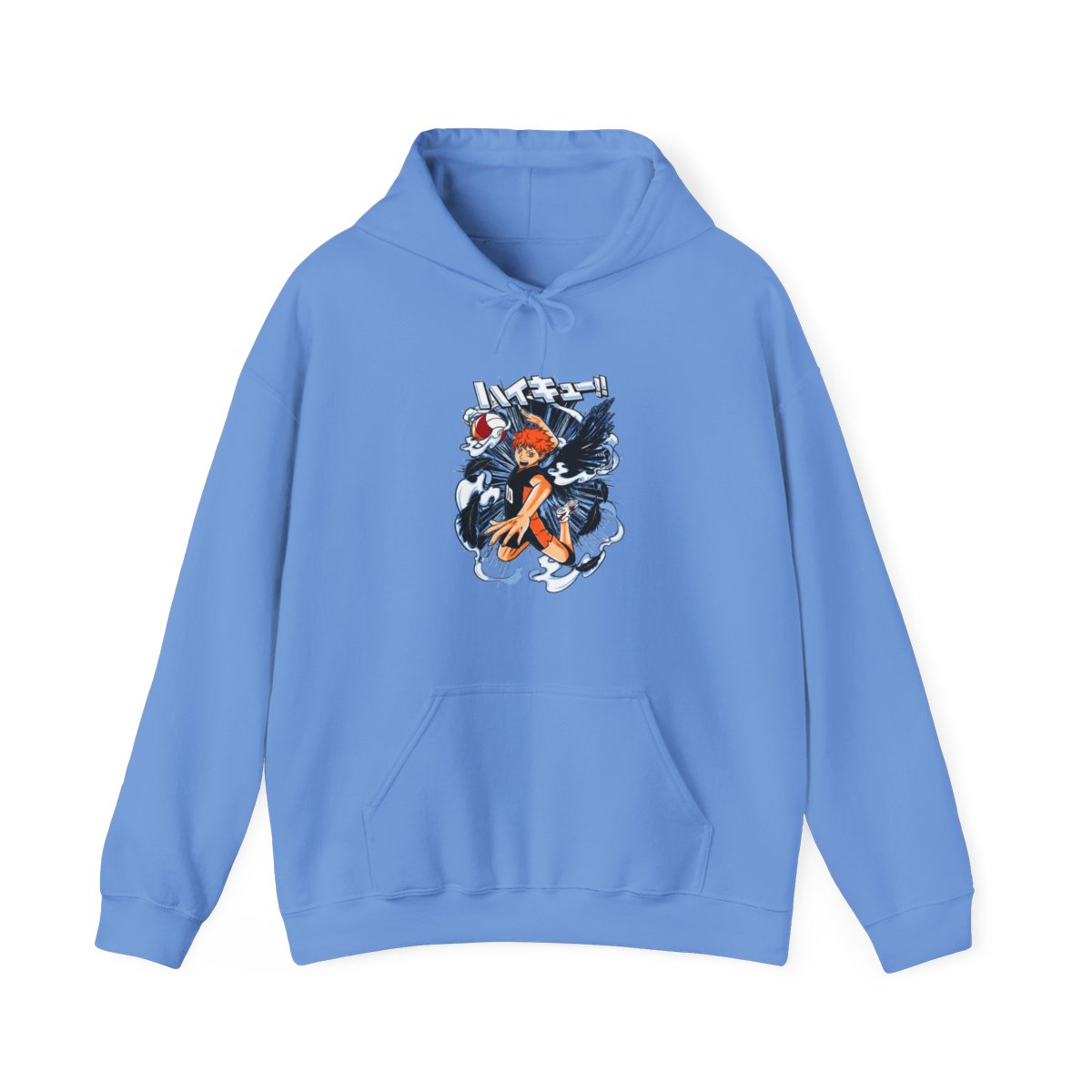 Haikyuu Hoodie Shoyo Hinata Action Jump Jumper - alternate angle 3, merchandise